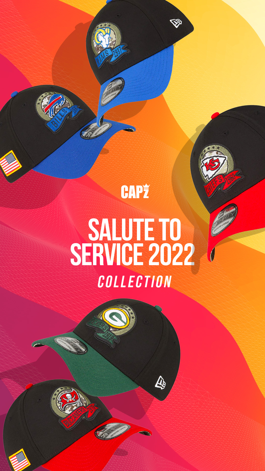 NEW ERA CAP UNVEILS 2022 NFL SALUTE TO SERVICE COLLECTION HONORING  AMERICA'S MILITARY COMMUNITY